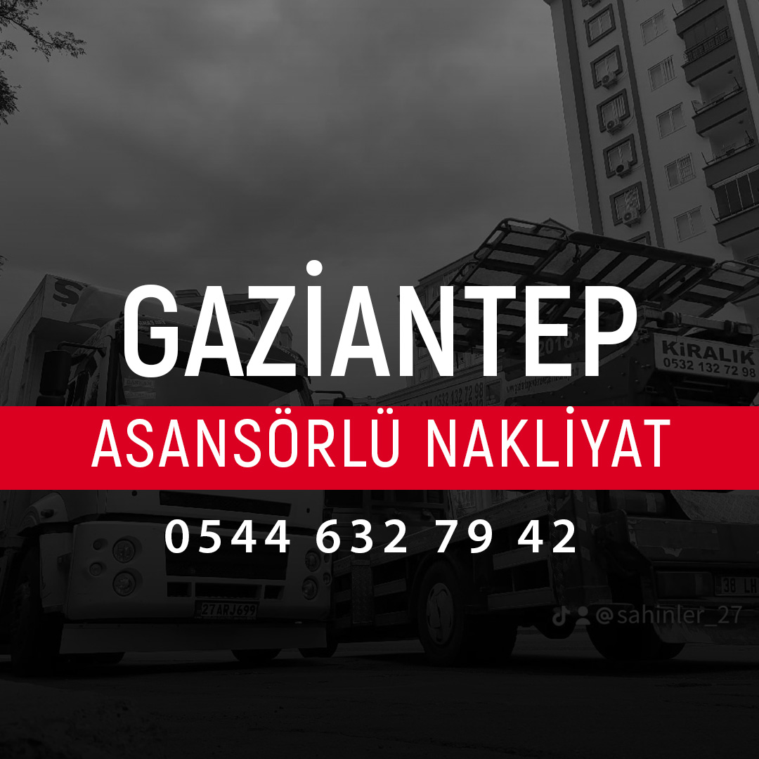 Gaziantep Asansörlü Nakliyat